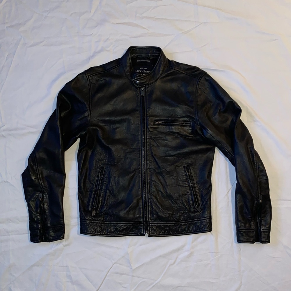 Lucky Brand Bonneville Leather Jacket
